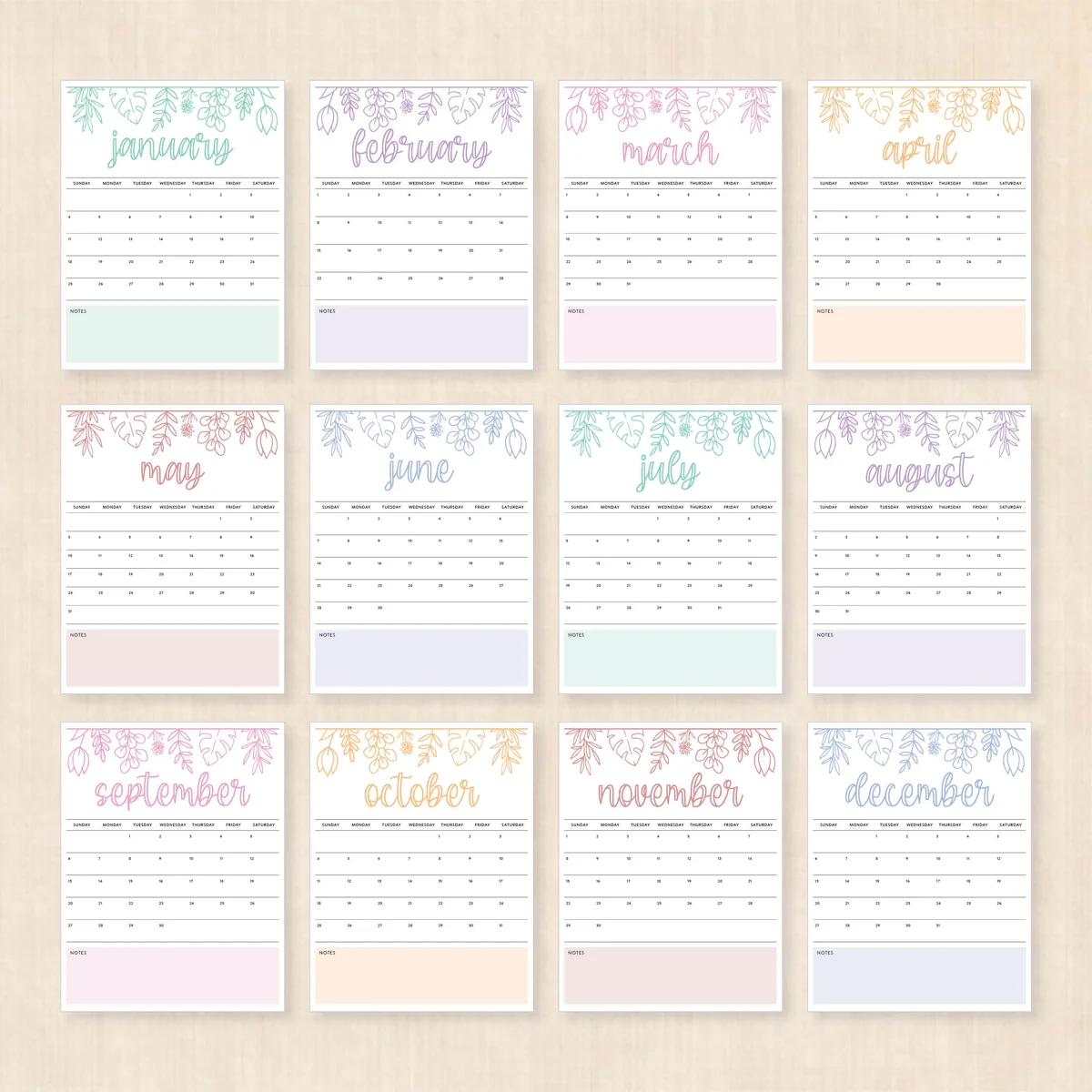 Blank Calendar August 2026-december 2026