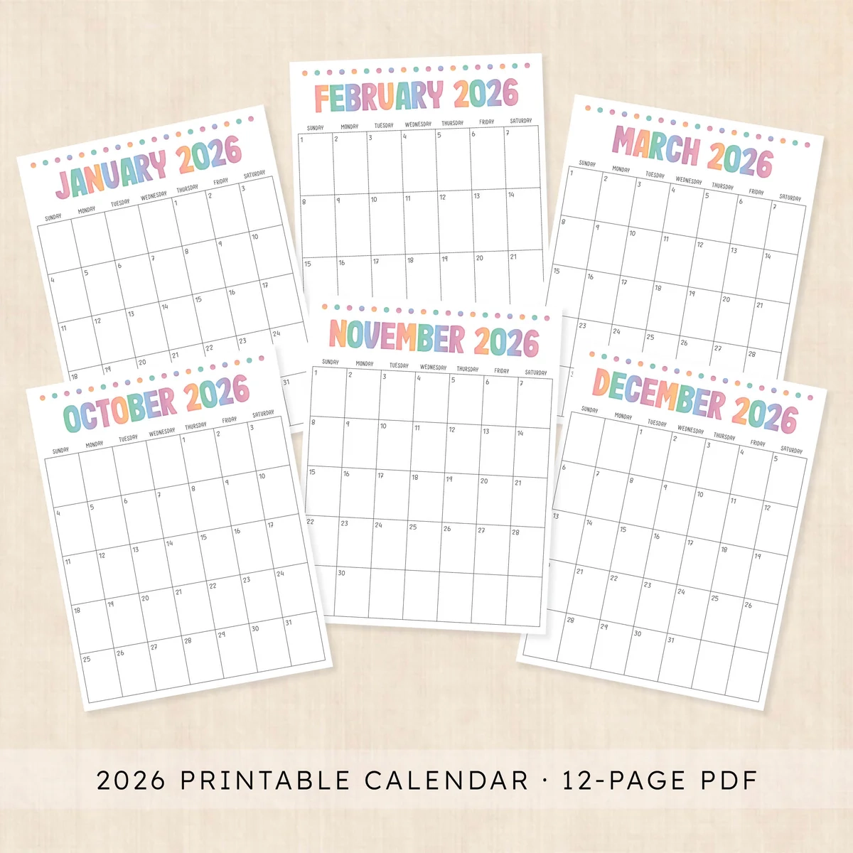 Printable 2026 Calendar Electric Echo Printable 2026 Calendar Electric Echo