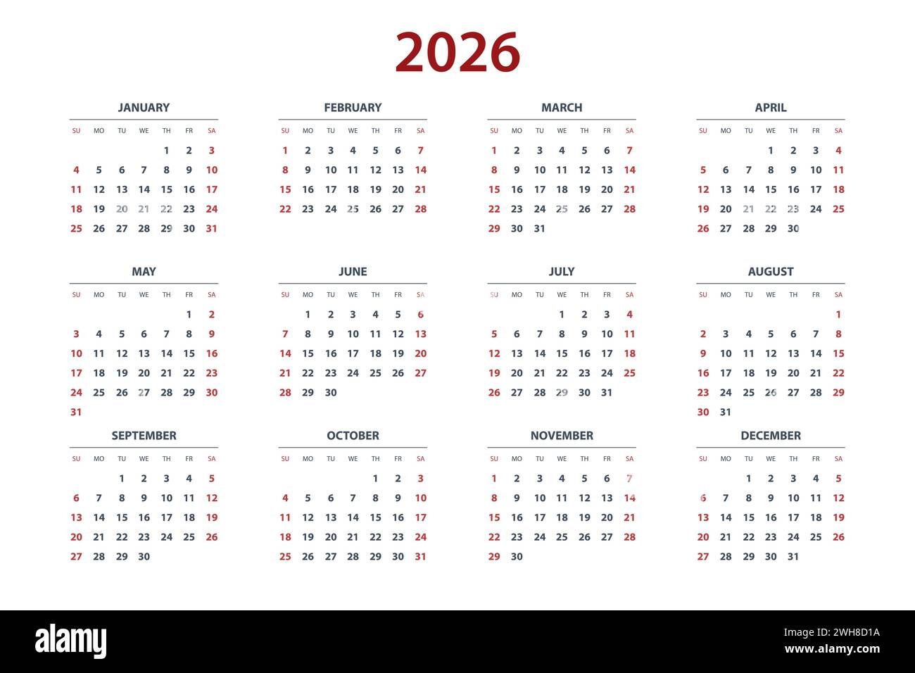 Calendar Template April 2026 Printable Calendar Template April 2026 Printable