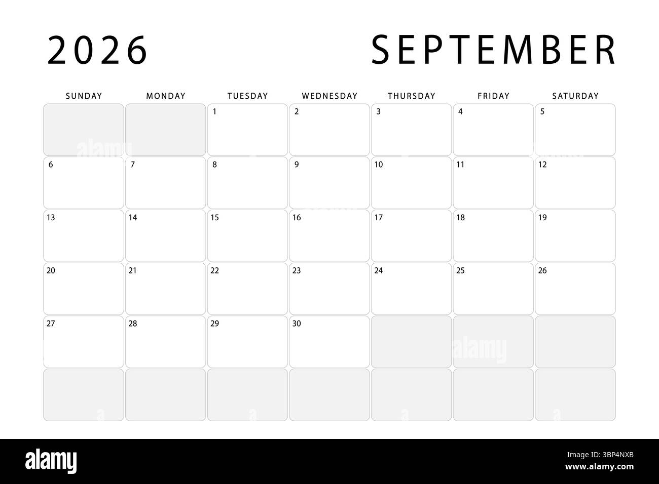 September 2026 Stock Vector Images Alamy September 2026 Stock Vector Images Alamy