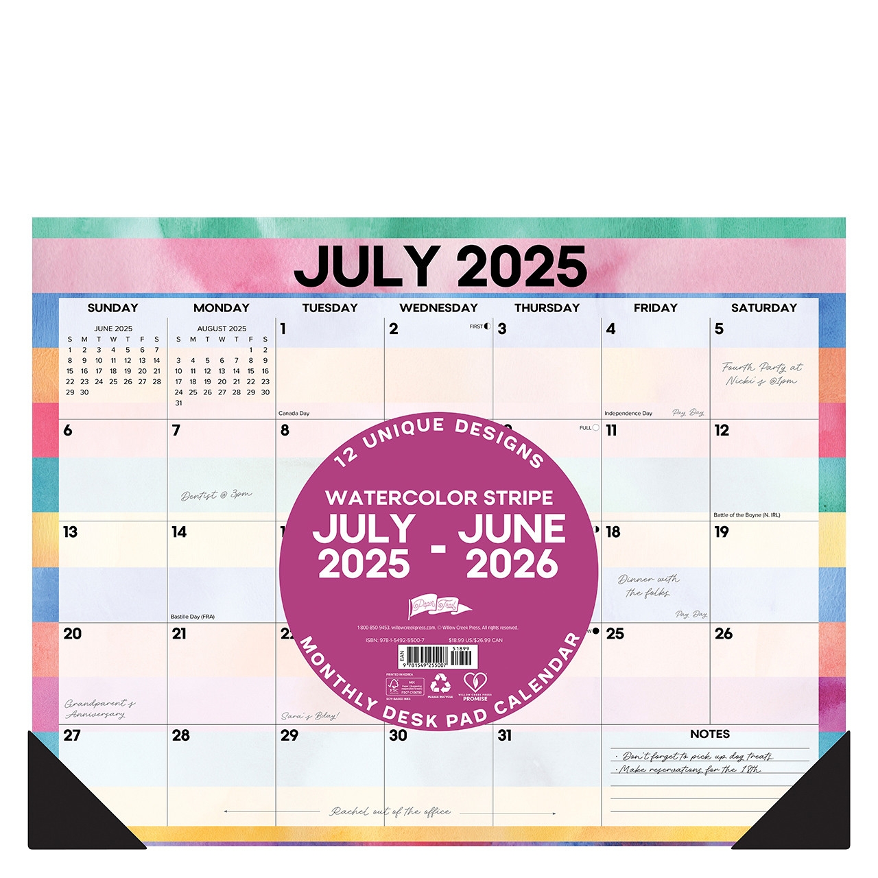 July 2026 Blank Calendar Printable